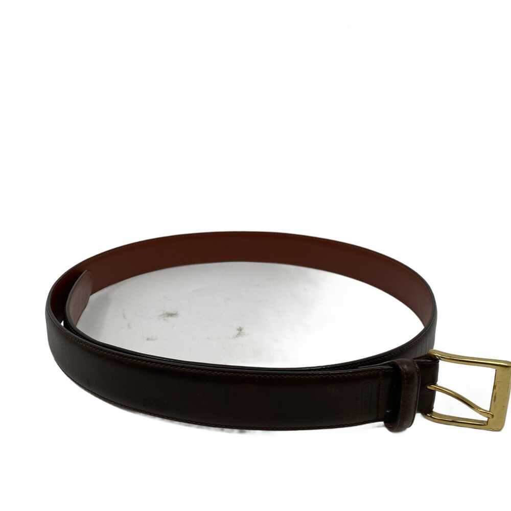 Coach Brown Leather Belt | Regular M Casual Belt for Women